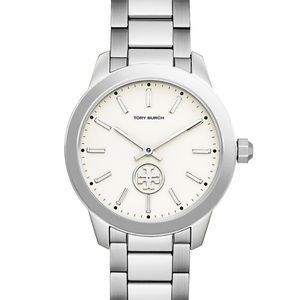 Tory Burch Silver Collins Watch (32mm)